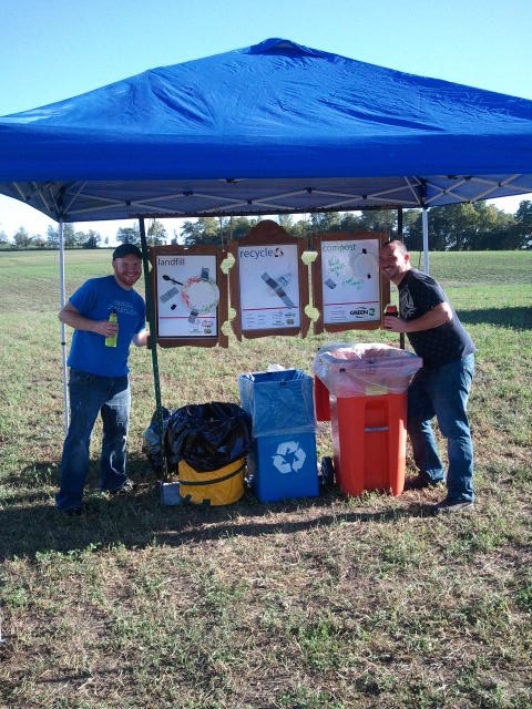 2013 Zero-Waste Station for Jennie Smith's Farm Party