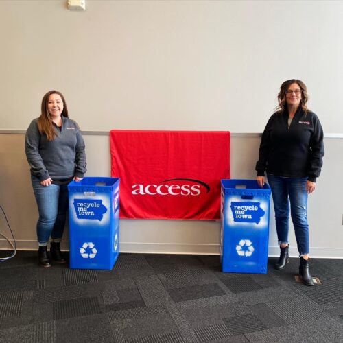 Business Recycling Bins - Des Moines